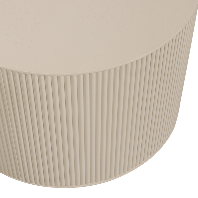 Sanne Bijzettafel Rond Antique Beige van WOOOD – Luxe comfort op maat van PureWonen. Vraag naar de beste prijs.