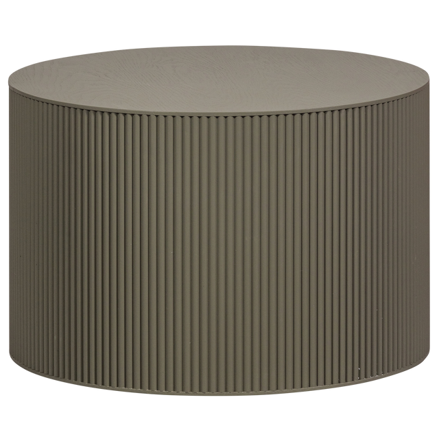 Sanne Bijzettafel Rond Militair Groen van WOOOD – Luxe comfort op maat van PureWonen. Vraag naar de beste prijs.