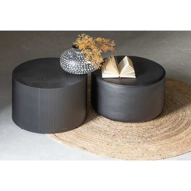 Sanne Bijzettafel Rond Zwart van WOOOD – Luxe comfort op maat van PureWonen. Vraag naar de beste prijs.