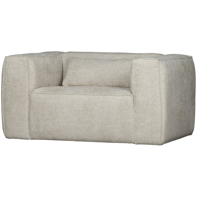 BEAN FAUTEUIL GROVE MELANGE STOF NATUREL van WOOOD – Luxe comfort op maat van PureWonen. Vraag naar de beste prijs.