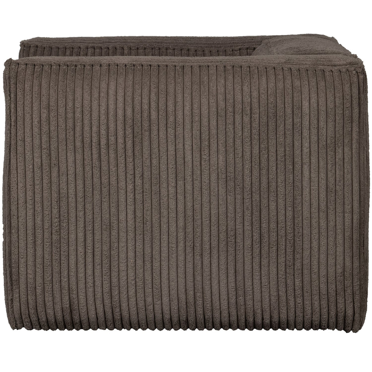 BEAN FAUTEUIL GROVE RIBSTOF MUD van WOOOD – Luxe comfort op maat van PureWonen. Vraag naar de beste prijs.
