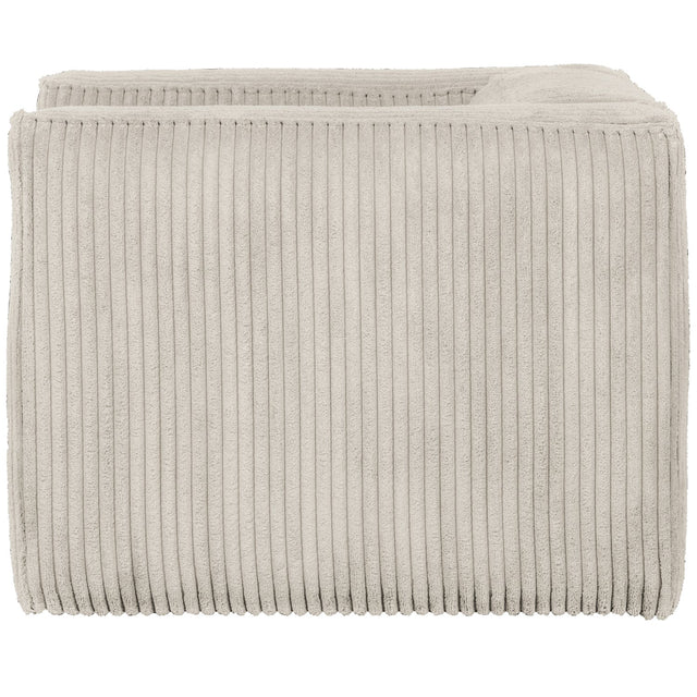 BEAN FAUTEUIL GROVE RIBSTOF NATUREL van WOOOD – Luxe comfort op maat van PureWonen. Vraag naar de beste prijs.