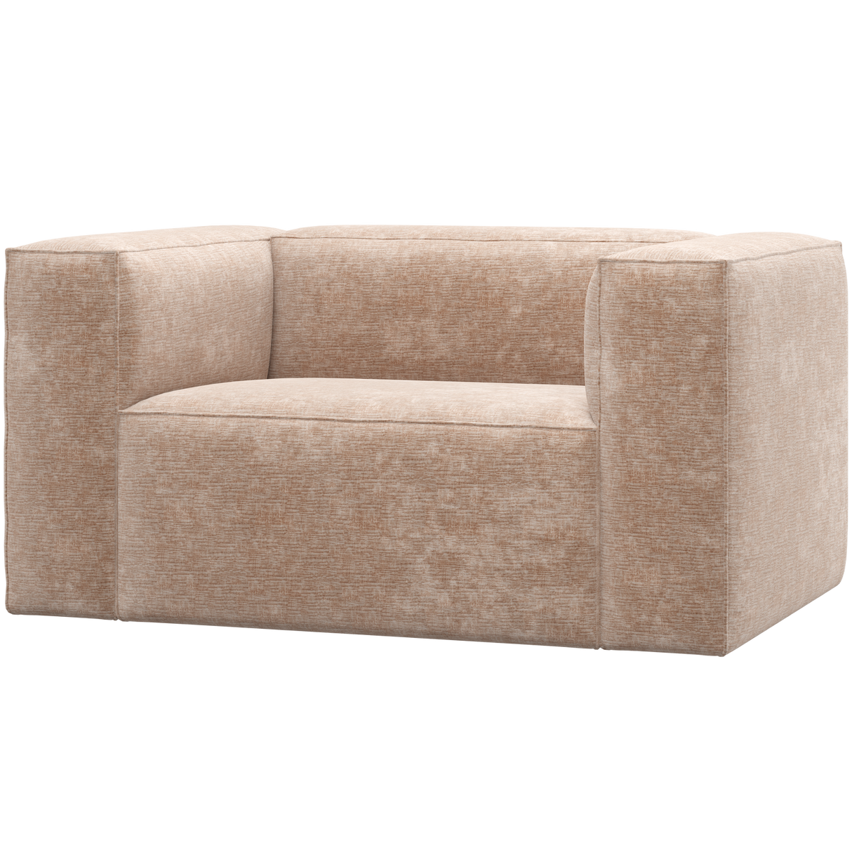 Bean Fauteuil Chenille Velvet Naturel