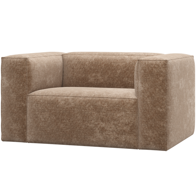 Bean Fauteuil Chenille Velvet Taupe