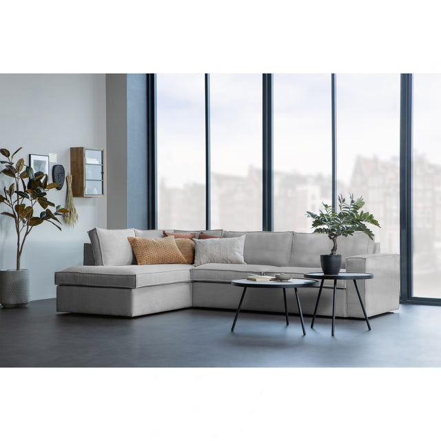 Freddie Hoekbank Links Naturel van WOOOD – Luxe comfort op maat van PureWonen. Vraag naar de beste prijs.