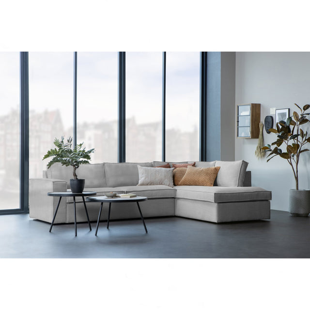 Freddie Hoekbank Rechts Naturel van WOOOD – Luxe comfort op maat van PureWonen. Vraag naar de beste prijs.