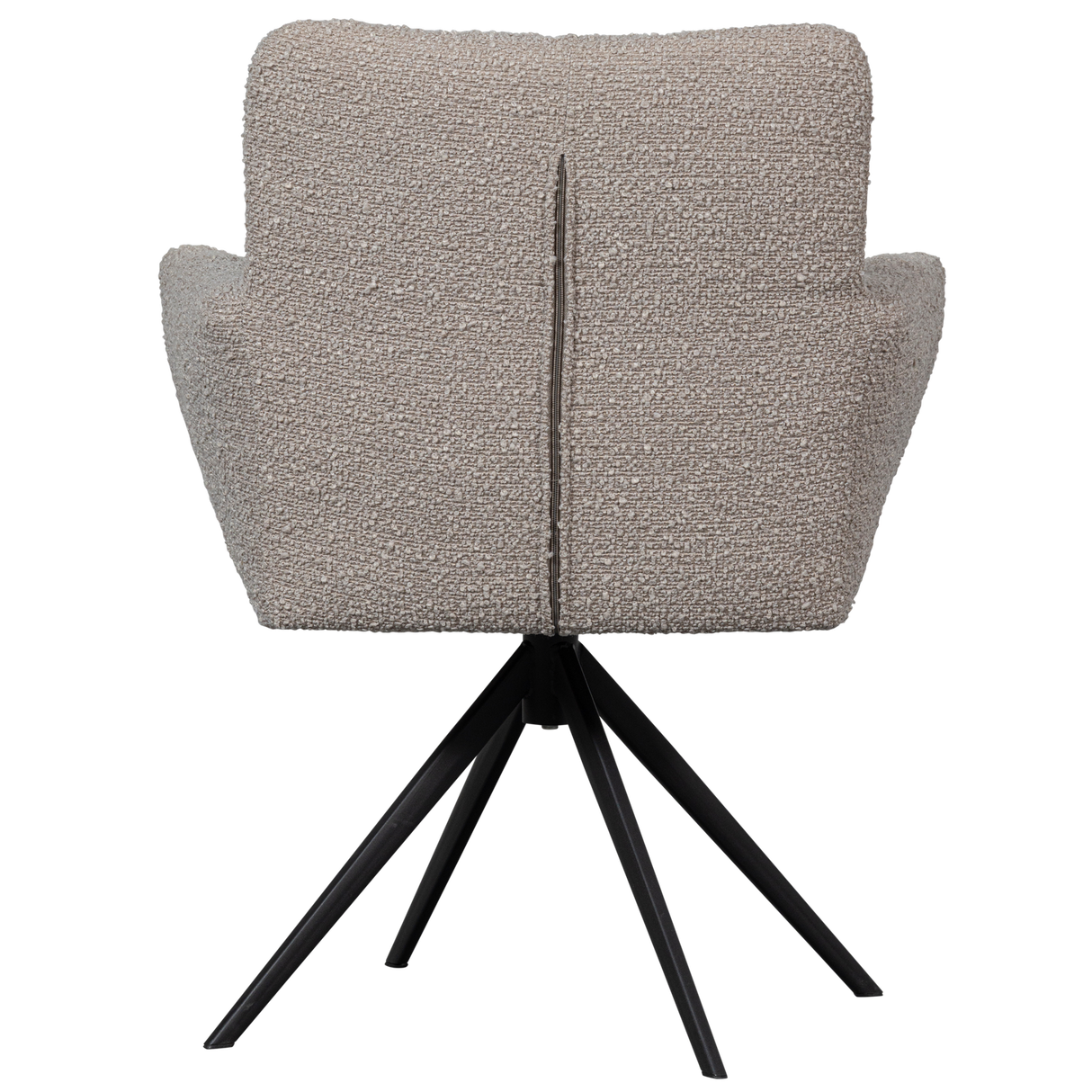 Vinny Draaistoel Met Armleuning Boucle Zand van WOOOD – Luxe comfort op maat van PureWonen. Vraag naar de beste prijs.