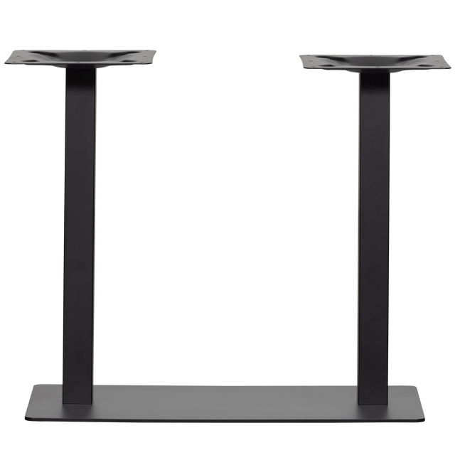 Bistro Dubbele Vierkante Buisvoet Metaal Zwart 72x80x40 Cm van WOOOD – Luxe comfort op maat van PureWonen. Vraag naar de beste prijs.