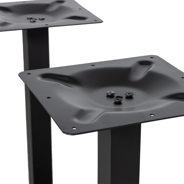 Bistro Dubbele Vierkante Buisvoet Metaal Zwart 72x80x40 Cm van WOOOD – Luxe comfort op maat van PureWonen. Vraag naar de beste prijs.