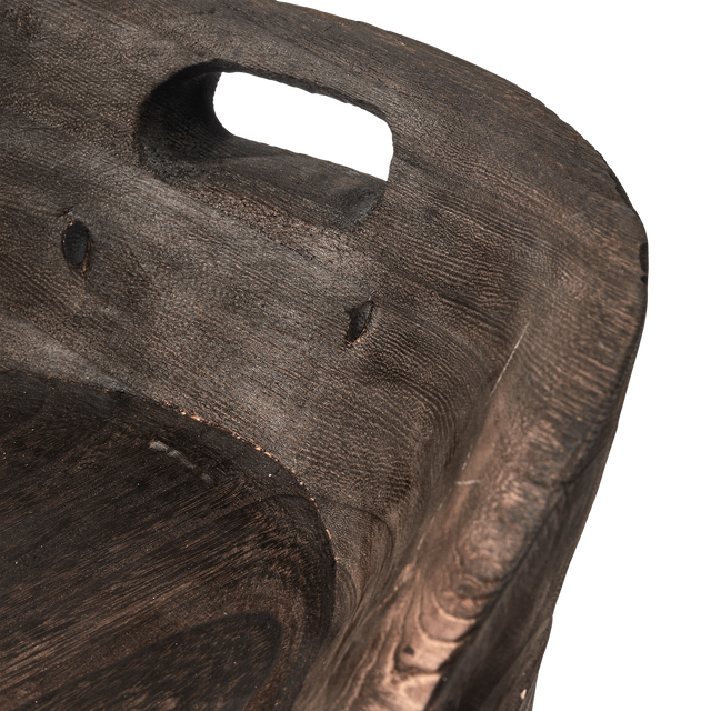 Rosalie Decoratieve Kruk/Stoel Hout Donkerbruin van WOOOD – Luxe comfort op maat van PureWonen. Vraag naar de beste prijs.