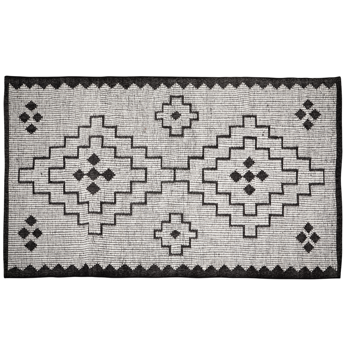 Omari Vloerkleed Wol/Jute Naturel/Zwart 160x230 Cm van WOOOD – Luxe comfort op maat van PureWonen. Vraag naar de beste prijs.