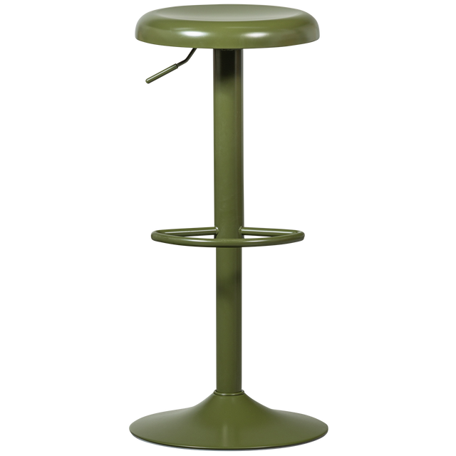 Isaac Barkruk Metaal Warm Groen van WOOOD – Luxe comfort op maat van PureWonen. Vraag naar de beste prijs.