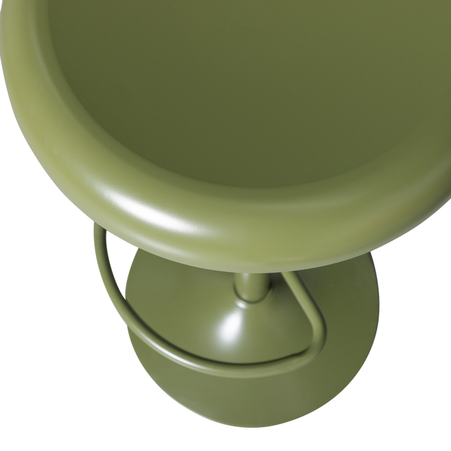 Isaac Barkruk Metaal Warm Groen van WOOOD – Luxe comfort op maat van PureWonen. Vraag naar de beste prijs.