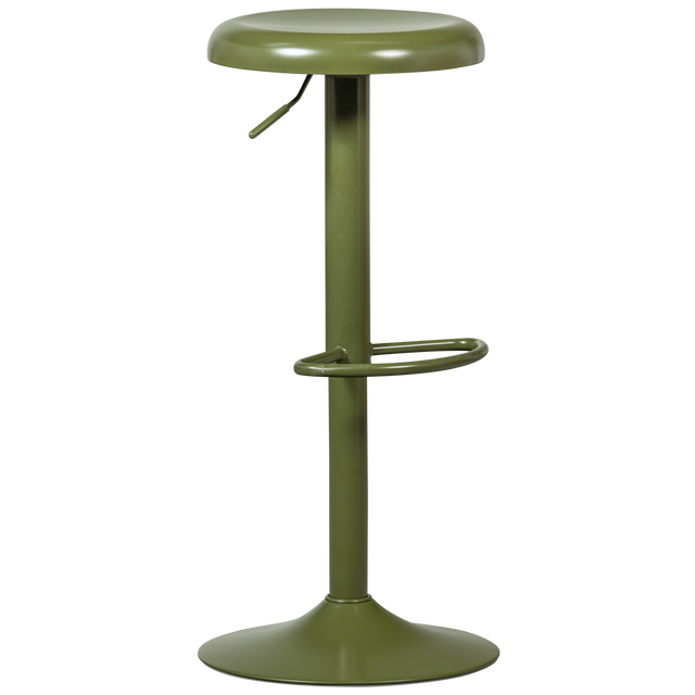 Isaac Barkruk Metaal Warm Groen van WOOOD – Luxe comfort op maat van PureWonen. Vraag naar de beste prijs.