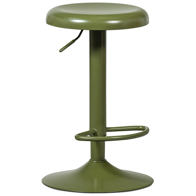 Isaac Barkruk Metaal Warm Groen van WOOOD – Luxe comfort op maat van PureWonen. Vraag naar de beste prijs.