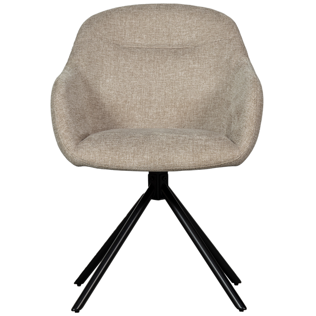 Grant Jaki Eetkamerstoel Zand van WOOOD – Luxe comfort op maat van PureWonen. Vraag naar de beste prijs.