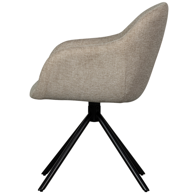 Grant Jaki Eetkamerstoel Zand van WOOOD – Luxe comfort op maat van PureWonen. Vraag naar de beste prijs.