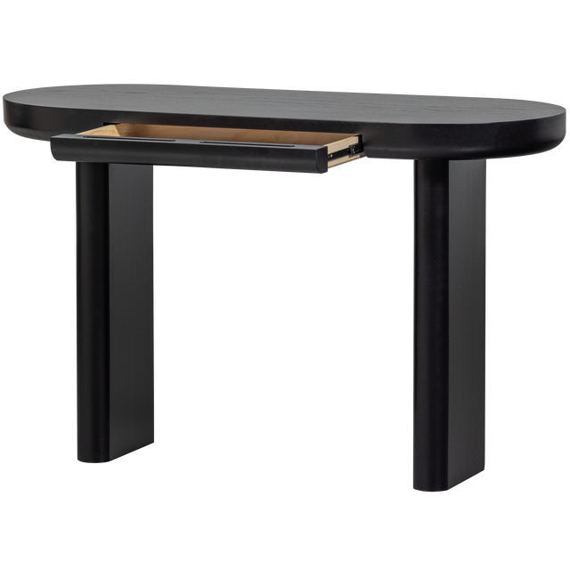 Mael Bureau/Sidetable Fineer Zwart van WOOOD – Luxe comfort op maat van PureWonen. Vraag naar de beste prijs.
