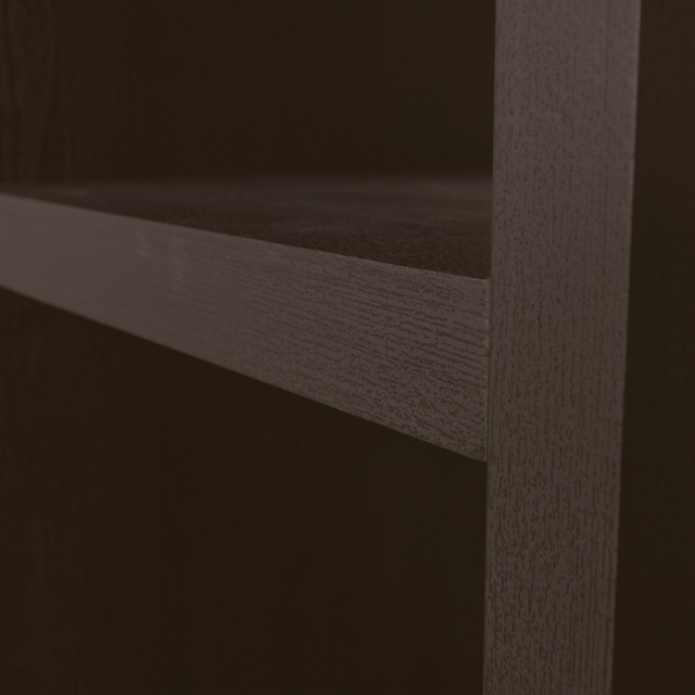 Timo Open Kast Mdf Donkerbruin 195x50x40 Cm van WOOOD – Luxe comfort op maat van PureWonen. Vraag naar de beste prijs.