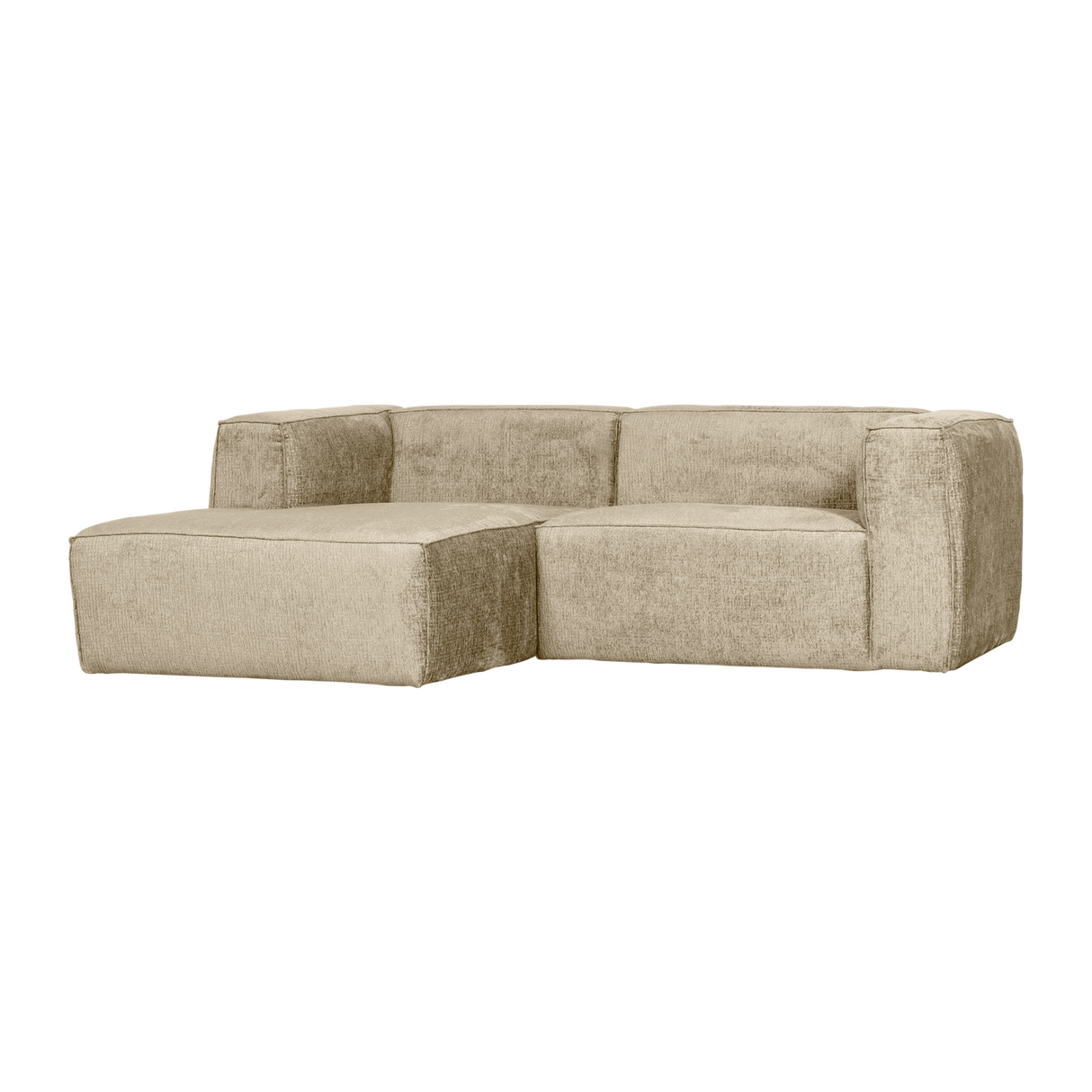 Bean Chaise Longue Bank Links Structure Velvet Buttermilk