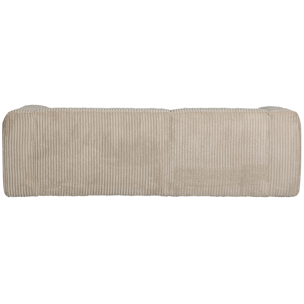 Bean Chaise Longue Links Grove Ribstof Travertin van WOOOD – Luxe comfort op maat van PureWonen. Vraag naar de beste prijs.