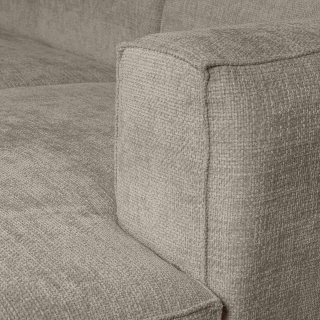 Bean Chaise Longue Rechts Grove Melange Travertin van WOOOD – Luxe comfort op maat van PureWonen. Vraag naar de beste prijs.