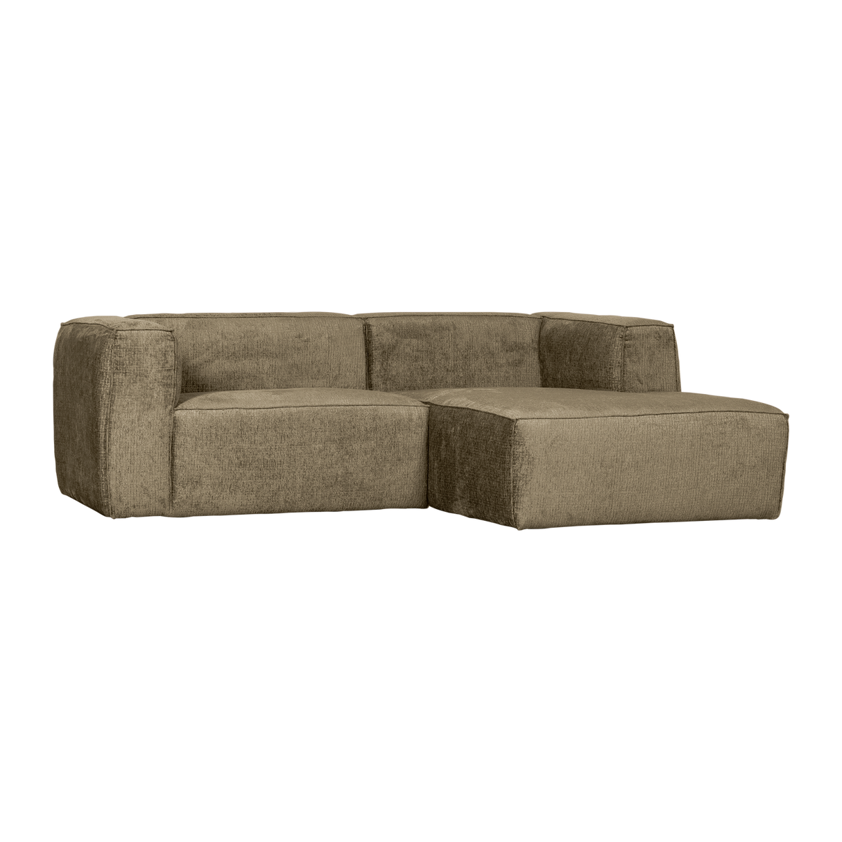 Bean Chaise Longue Bank Rechts Structure Velvet Spices