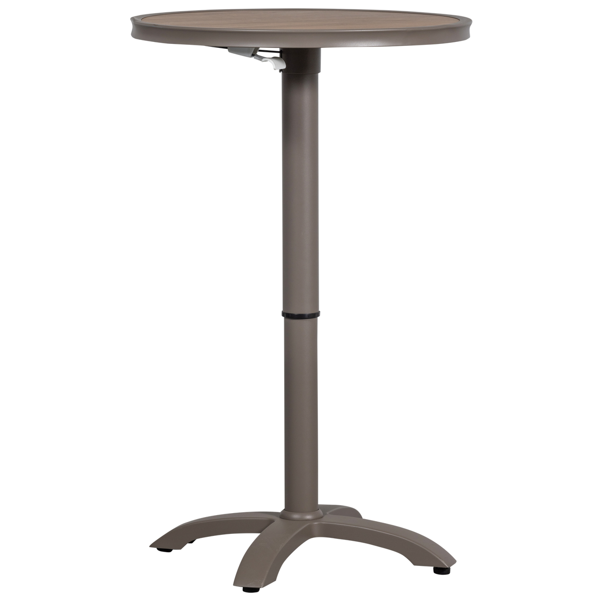 Jeppe Hoogte Verstelbare Bartafel Tuin Aluminium Bruin/Grijs