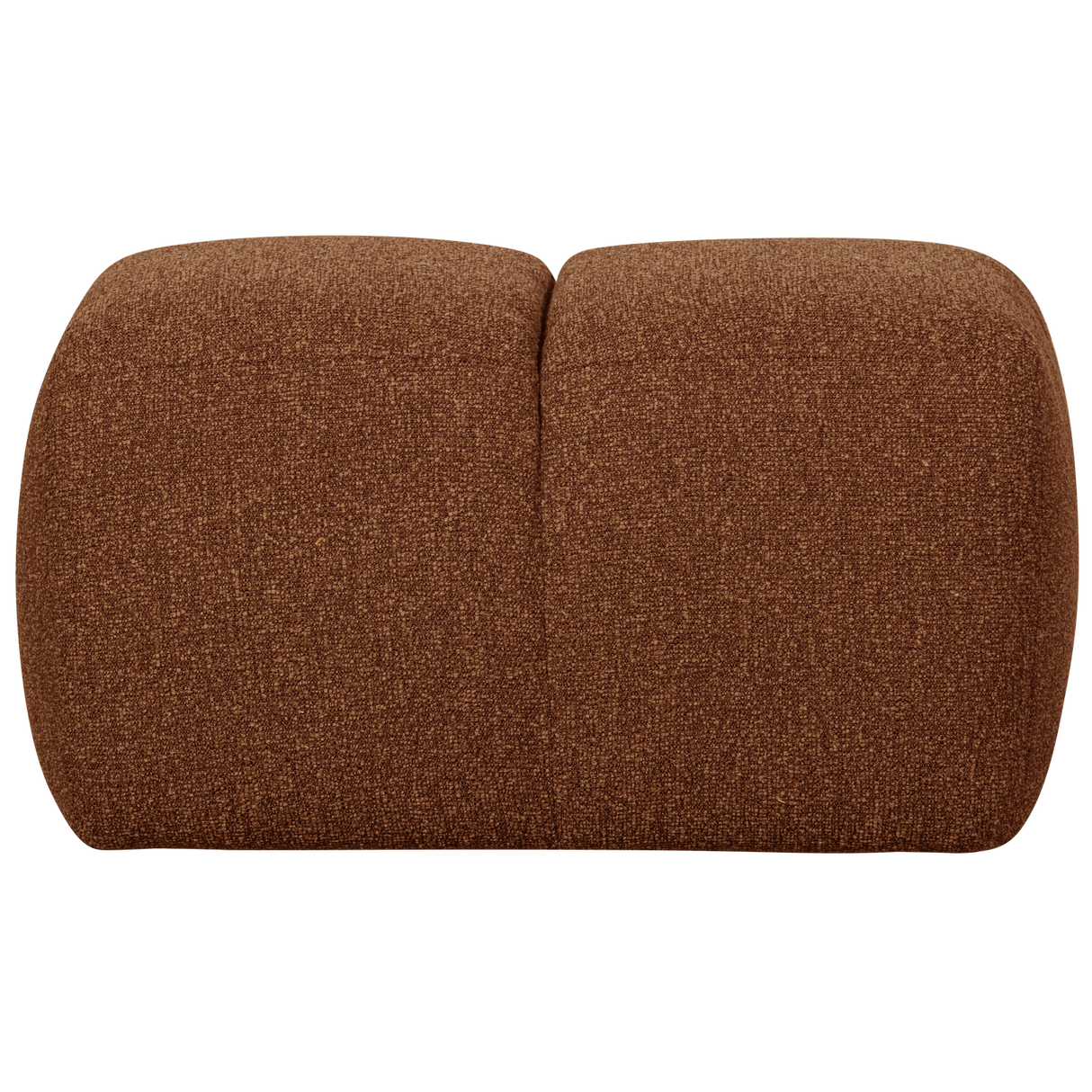 Mojo Poef Boucle Roestbruin Melange