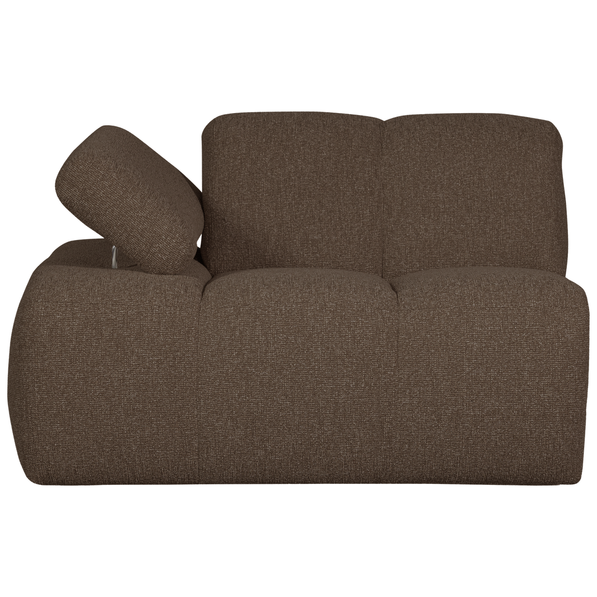 Mojo 1 Zits Element Arm Links Boucle Bruin Melange van WOOOD – Luxe comfort op maat van PureWonen. Vraag naar de beste prijs.