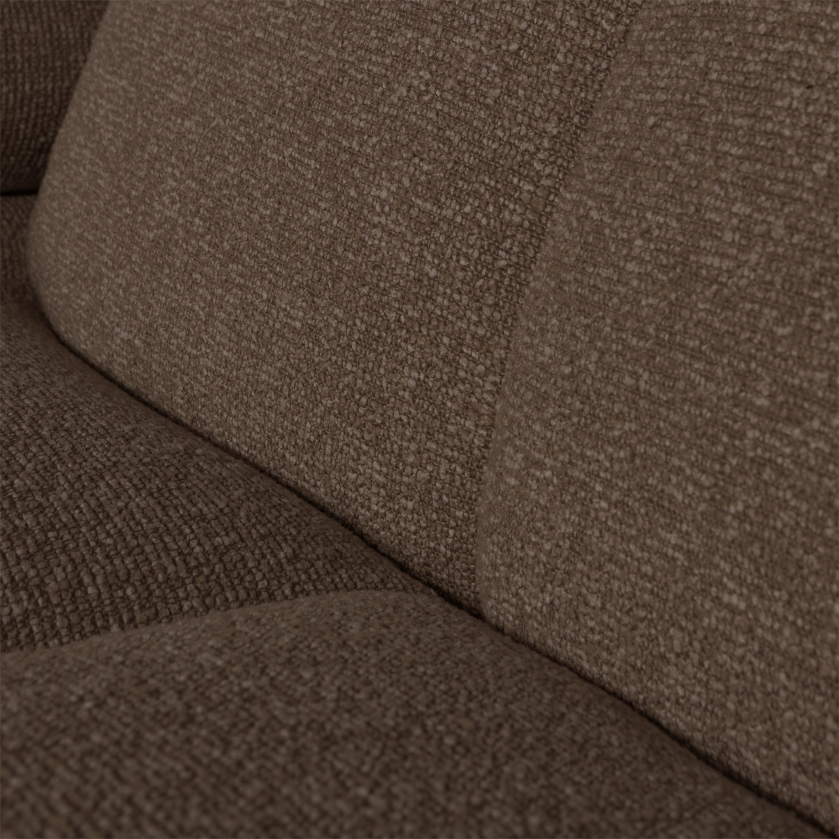Mojo Chaise Longue Bank Rechts Boucle Bruin Melange