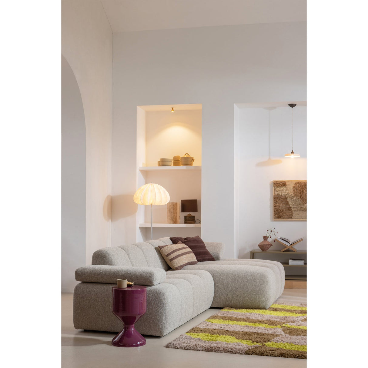 Dalia Vloerlamp Tyvek Papier Wit 150 Xo50 Cm