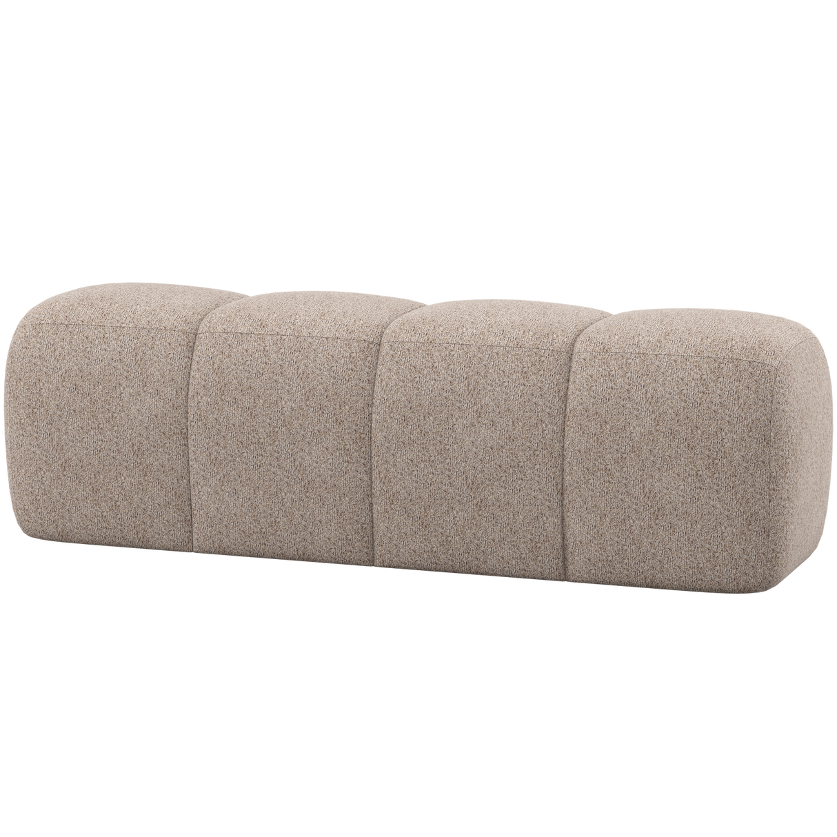 Mojo Eetbankje 164 Cm Wollig Donkerzand