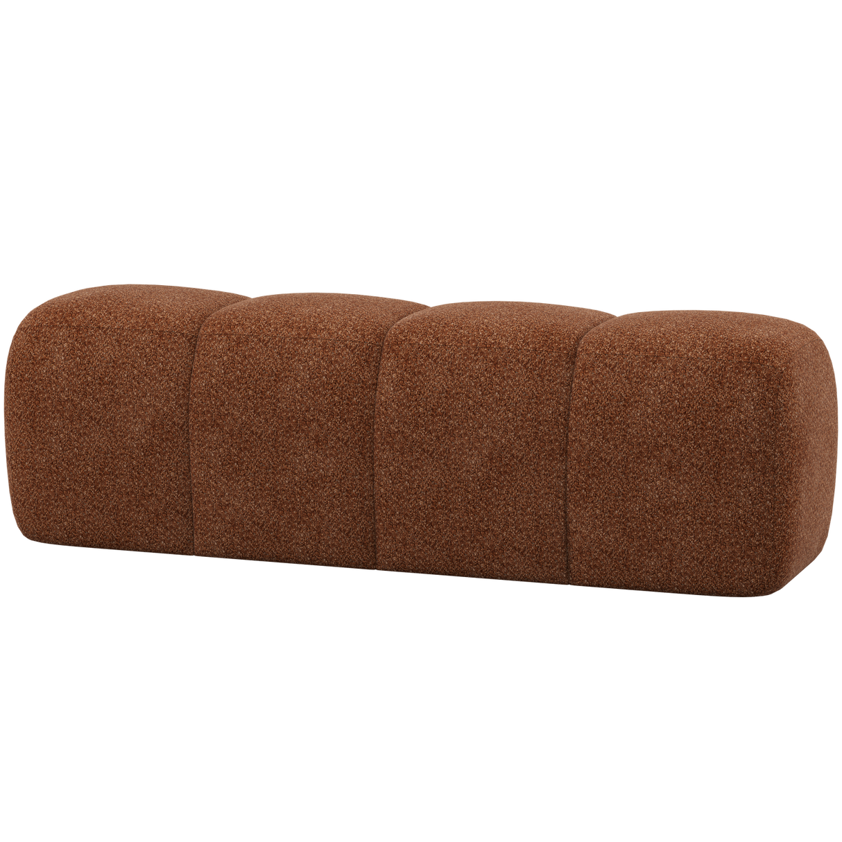 Mojo Eetbankje 164 Cm Wollig Roestbruin