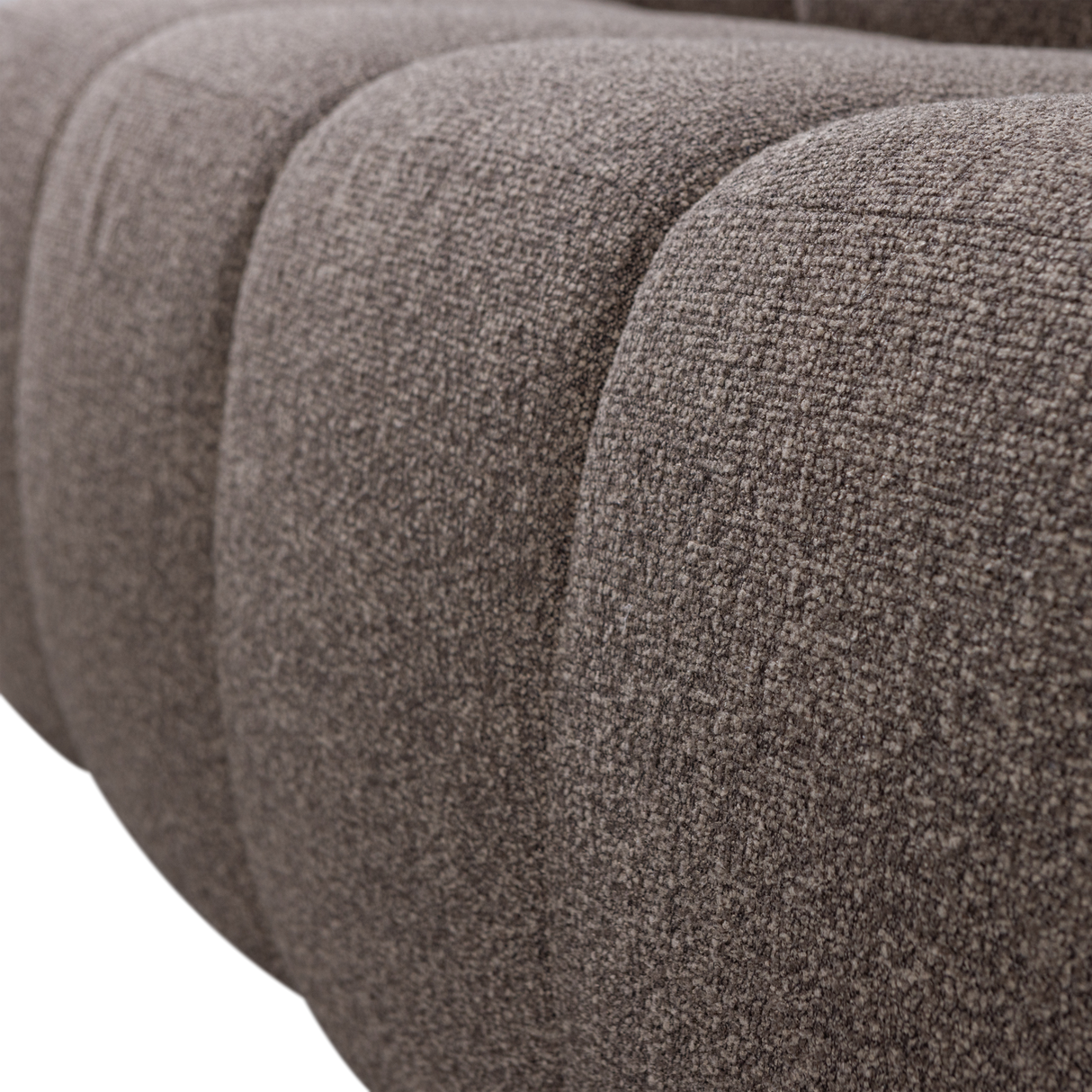 Mojo Eetbankje 164 Cm Met Rugleuning Boucle Bruin Melange