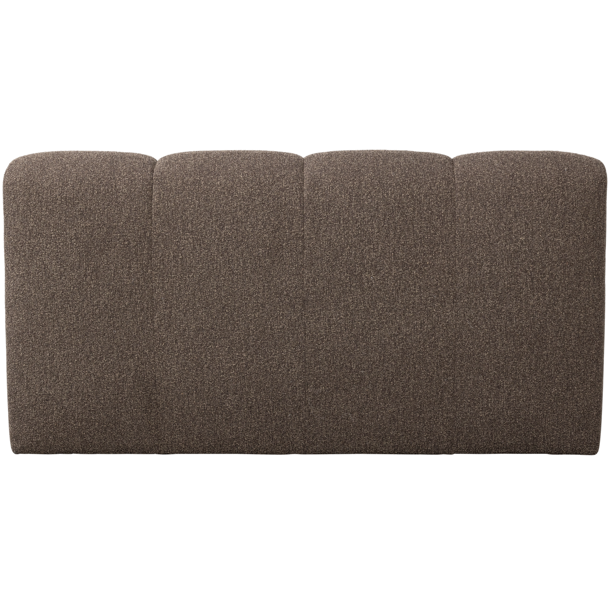 Mojo Eetbankje 164 Cm Met Rugleuning Boucle Bruin Melange