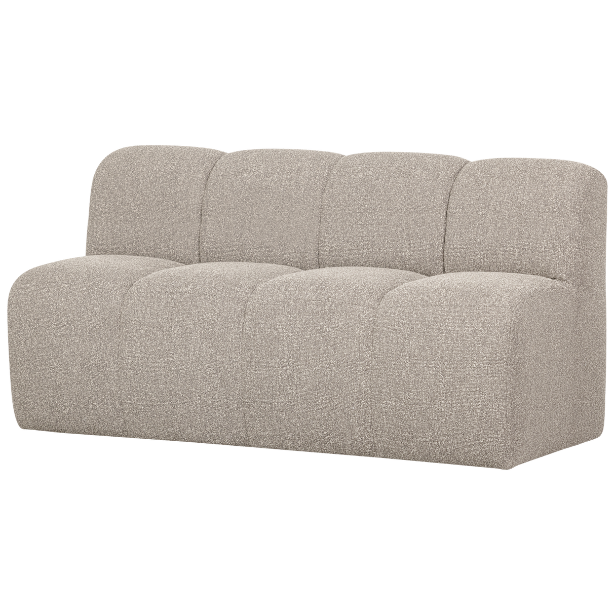 Mojo Eetbankje 164 Cm Met Rugleuning Boucle Beige Melange