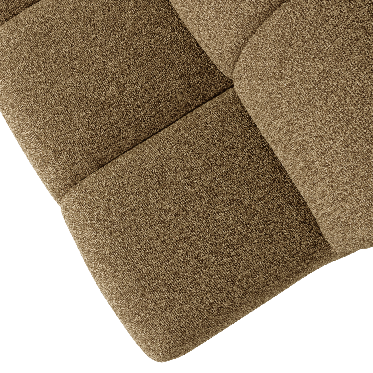 Mojo Eetbankje 164 Cm Rugleuning Boucle Geel/Bruin Melange