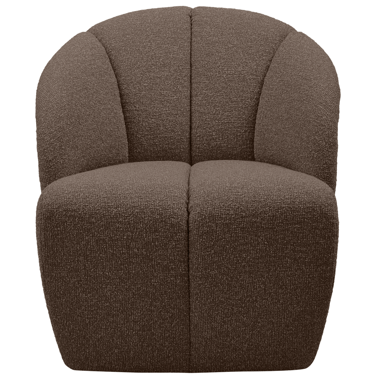 Mojo Draaifauteuil Boucle Bruin Melange