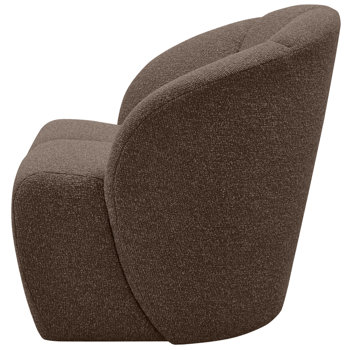Mojo Draaifauteuil Boucle Bruin Melange