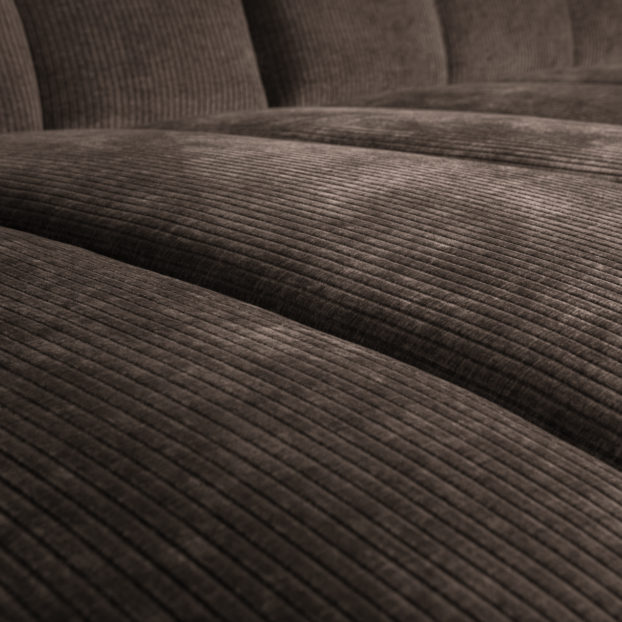 Mojo Chaise Longue Bank Links Ribstof Bruin