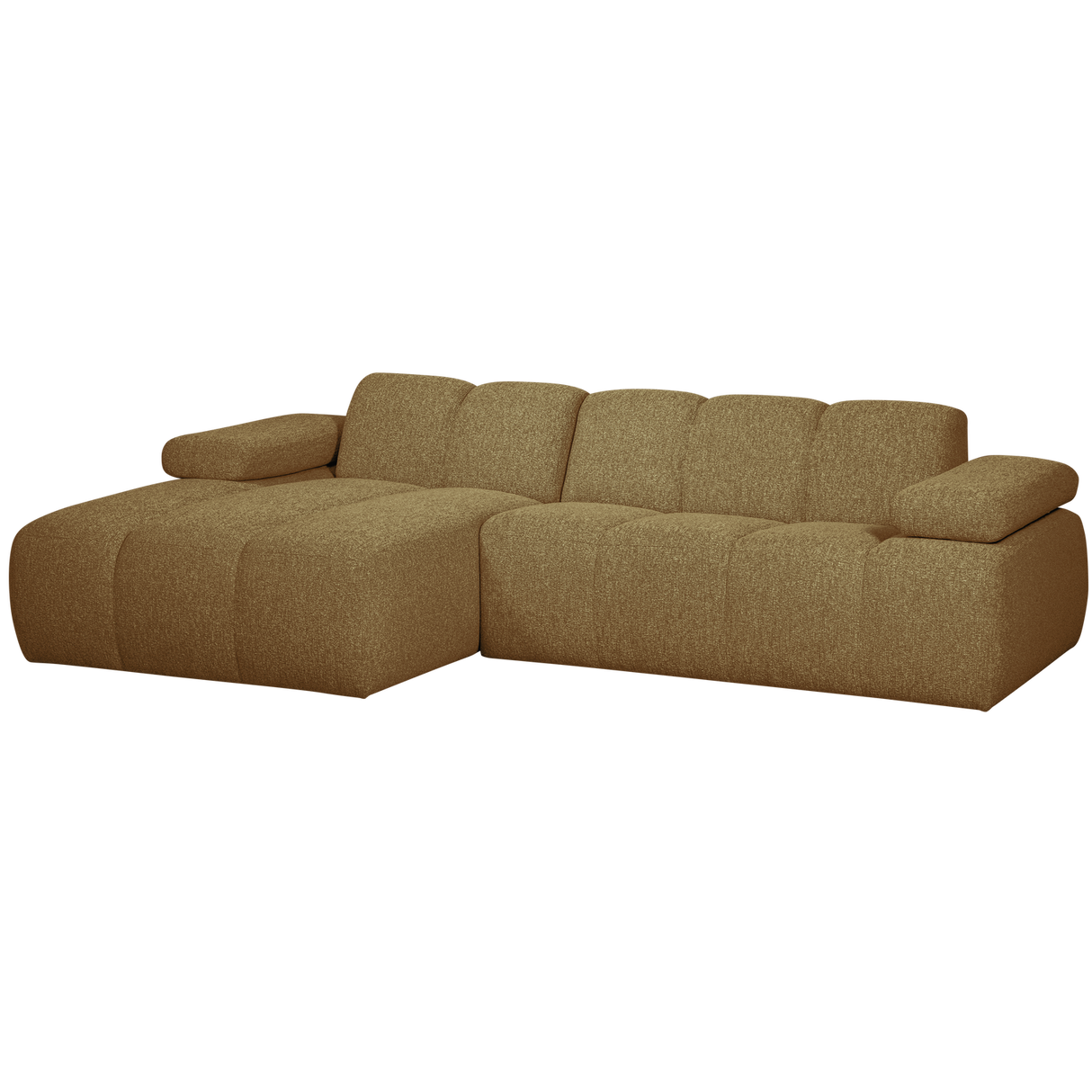 Mojo Chaise Longue Bank Links Boucle Geel/Bruin Melange