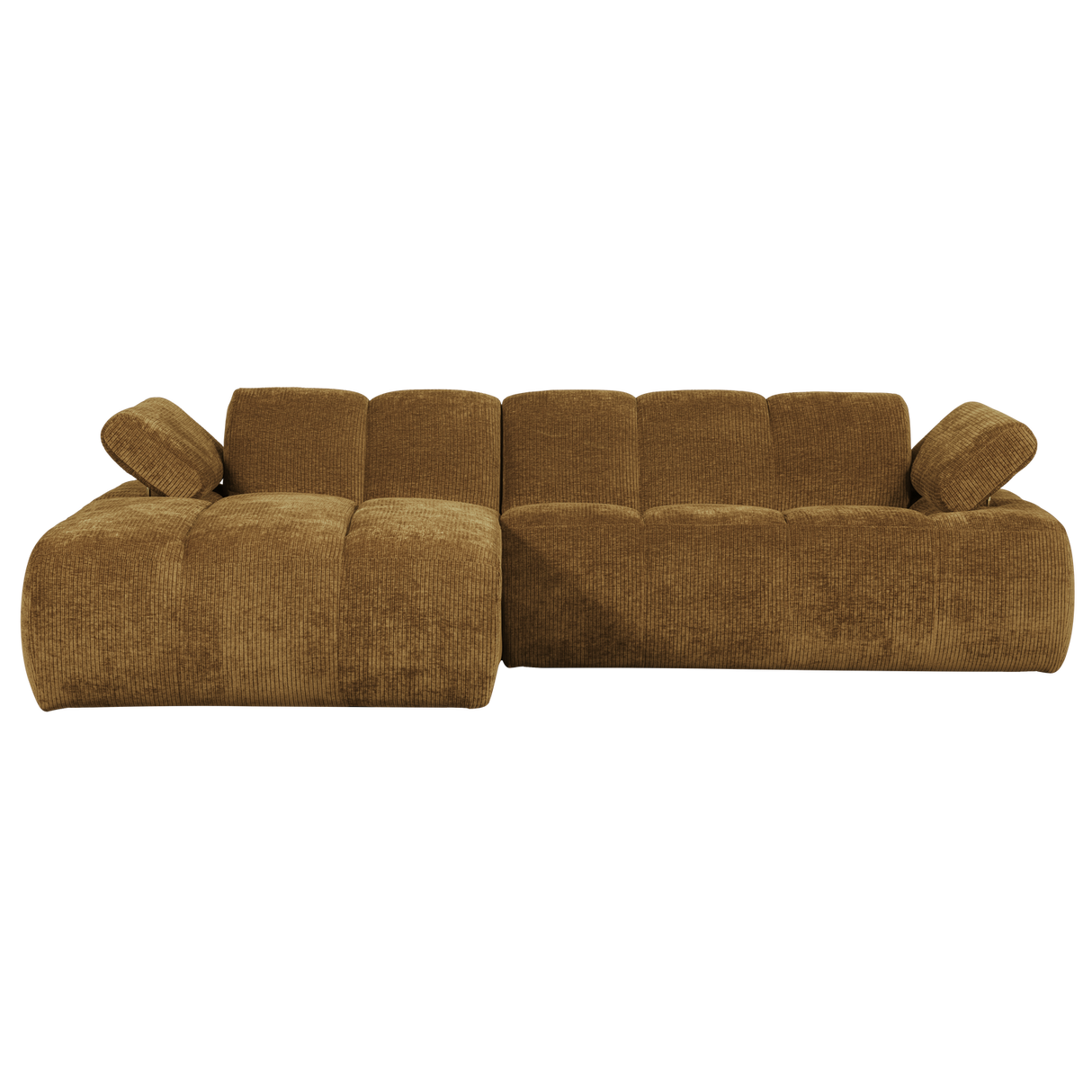 Mojo Chaise Longue Bank Links Ribstof Honinggeel