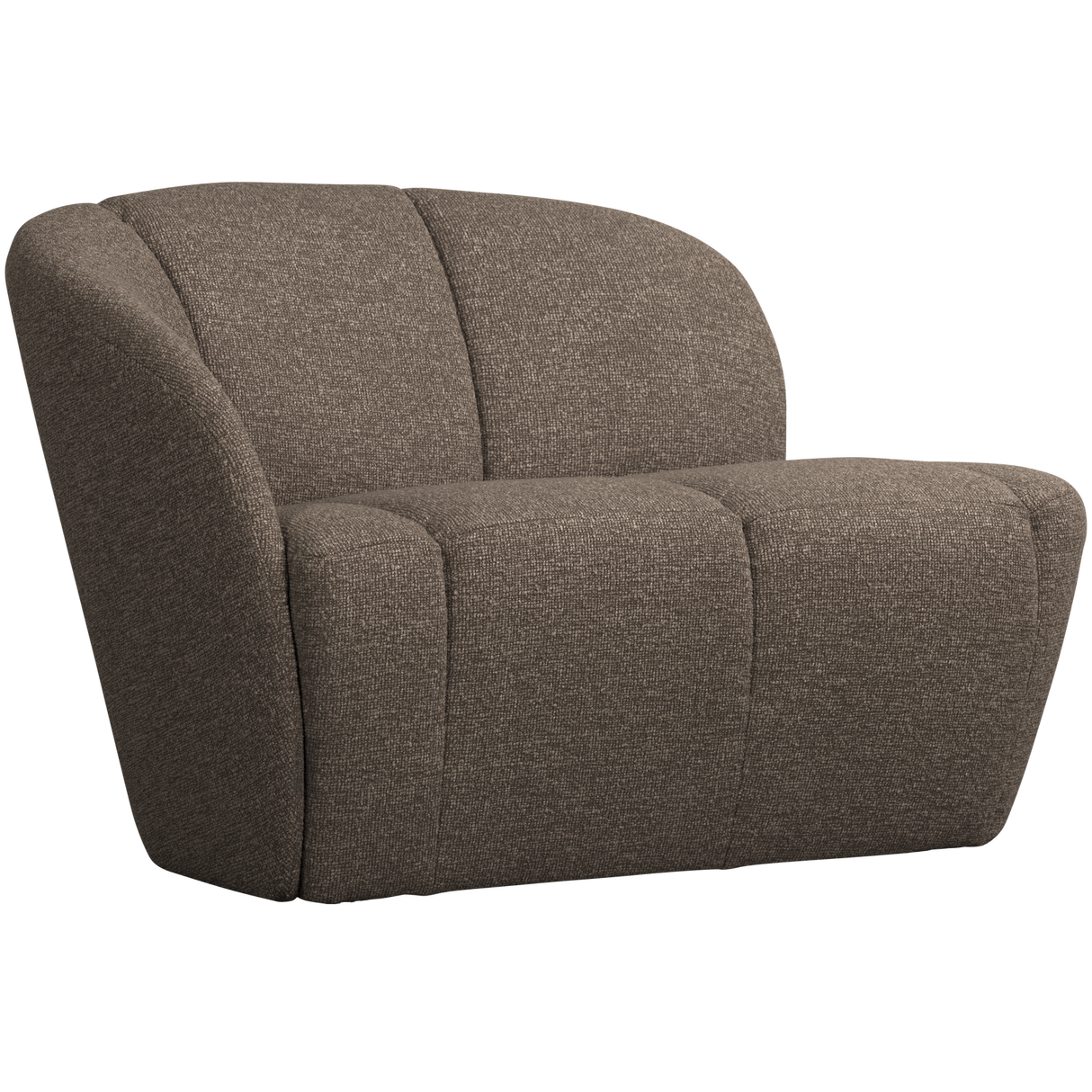 Mojo 2 Zits Bankje Links Boucle Bruin Melange
