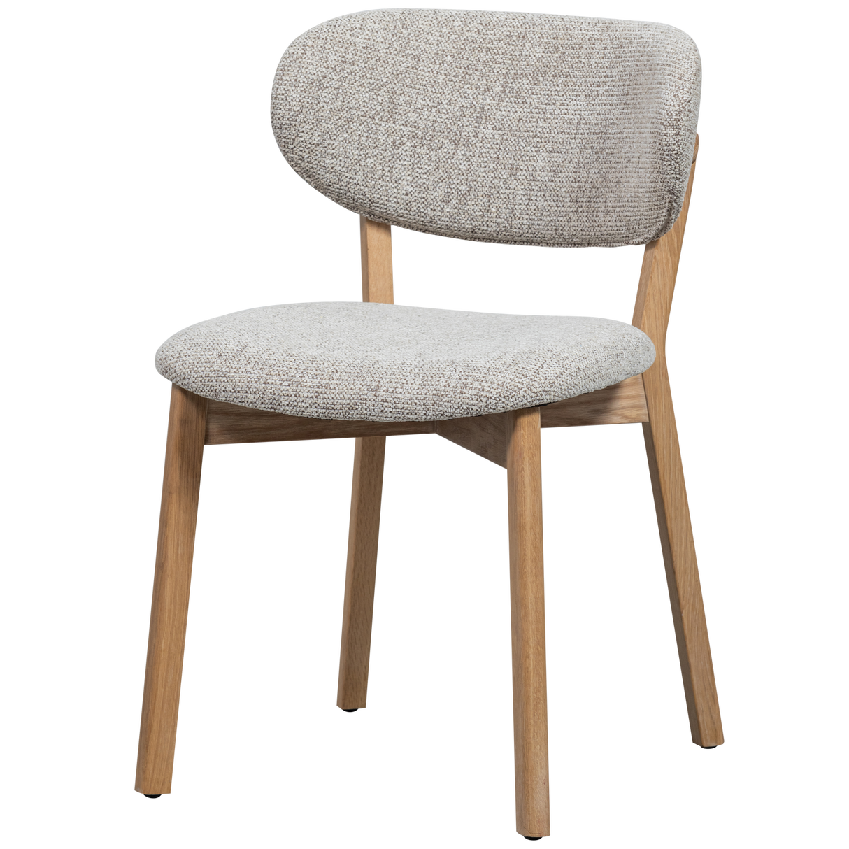 Udar Eetkamerstoel Naturel Met Houten Frame Naturel