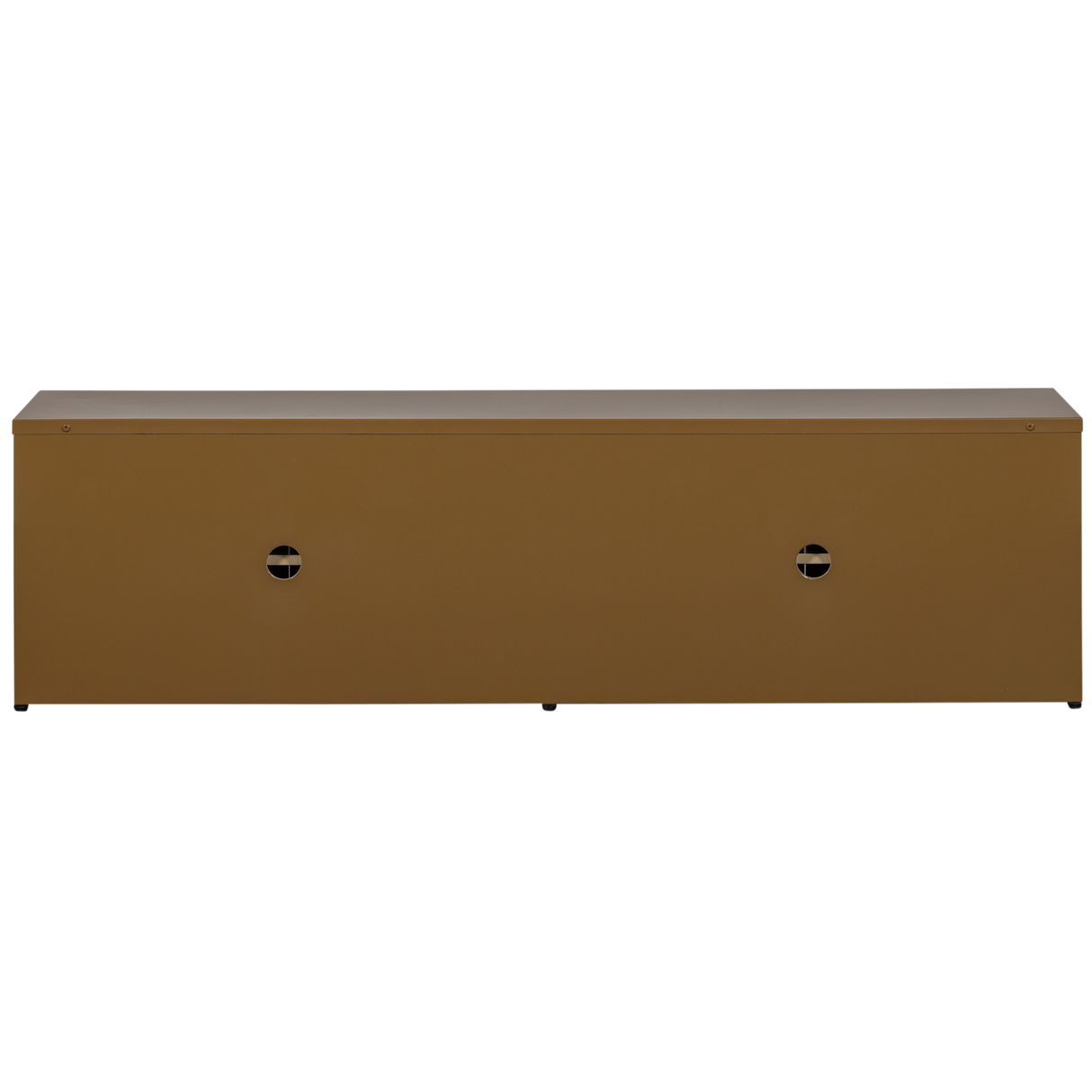 Level Tv Meubel Metaal Honinggeel 44 X160 Cm