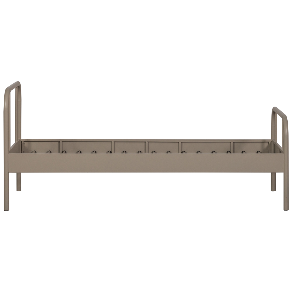 Mata 1 Persoons Bed Metaal Zand 90 X200 Cm