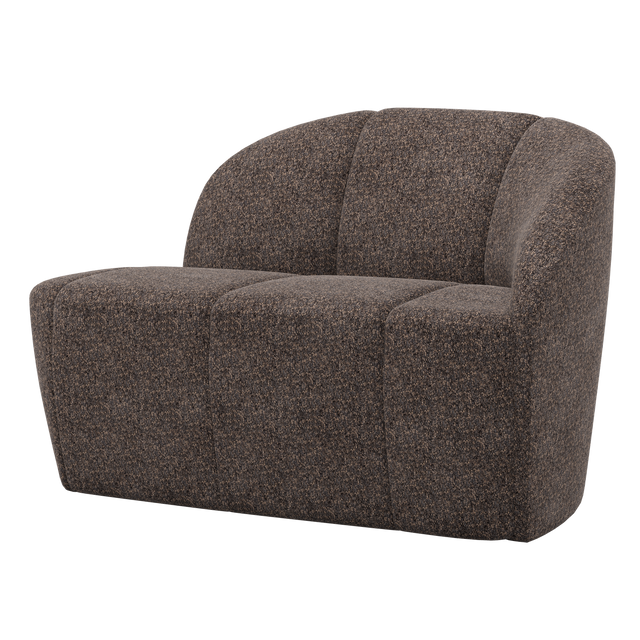 Mojo 2 Zits Bankje Rechts Wollig Bruin