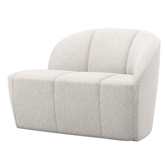 Mojo 2 Zits Bankje Rechts Wollig Ecru