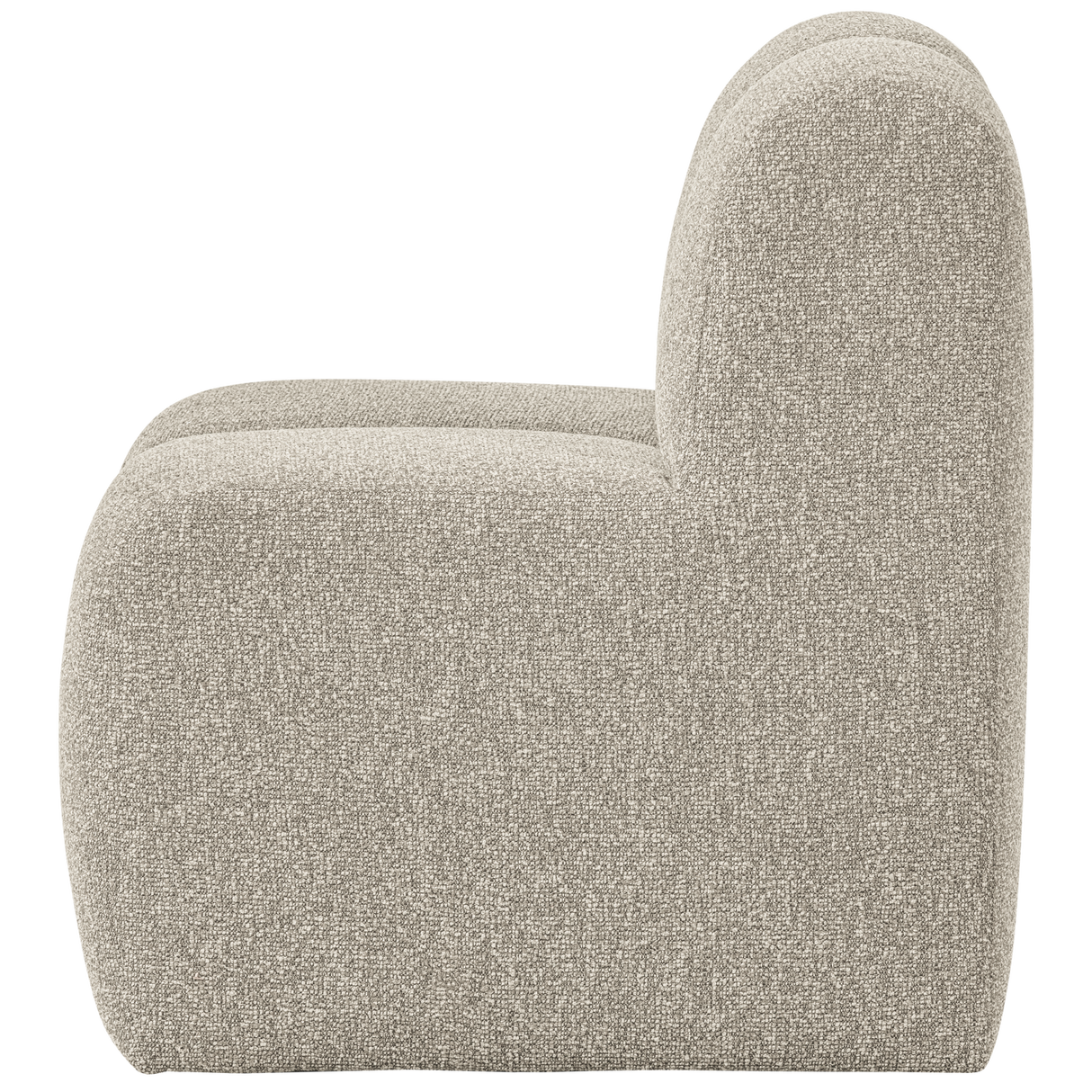 Mojo Eetbankje 84 Cm Met Rugleuning Boucle Beige Melange